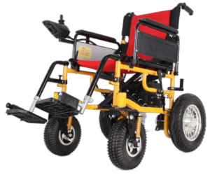 folding electric wheelchair